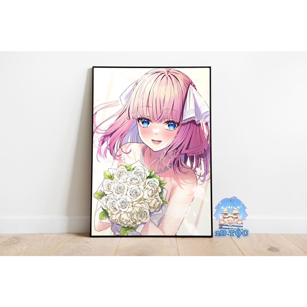 TRANH POSTER A3 NAKANO NINO (15) ANIME 5-TOUBUN NO HANAYOME