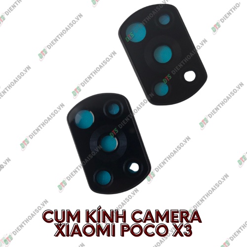 Kính camera xiaomi poco x3 kèm viền