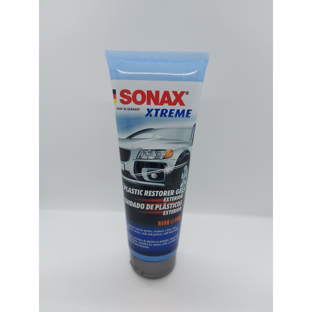 Gel Phục Hồi Và Bảo Dưỡng Nhựa Ngoài Xe Sonax Xtreme Plastic Restorer Gel Nanopro 250ml