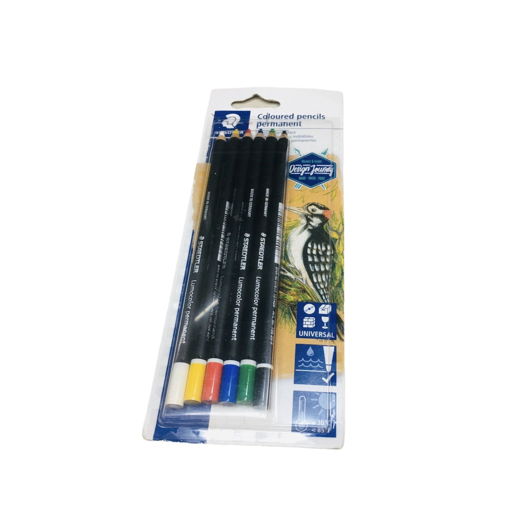 Vỉ bút chì 6 màu STAEDTLER 10820BK6-C