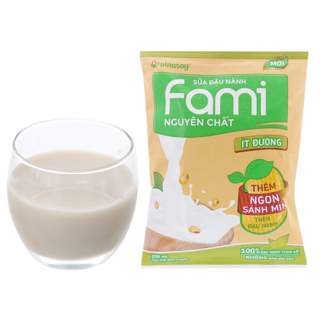 Sữa đậu nành fami bịch 200ml (1Thùng/40Bịch)