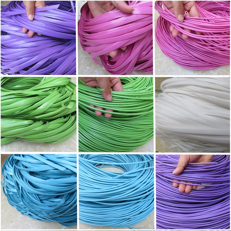 Cuộn Dây Nhựa PE Bện Sợi Mây / Nhựa Dùng Làm Đồ Thủ Công DIY