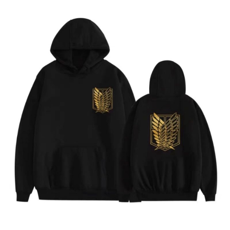 ( Mẫu Mới) Áo Hoodie Dài Tau Hoạt Hình Anime Attack On Titan Nam Nữ Unisex | WebRaoVat - webraovat.net.vn