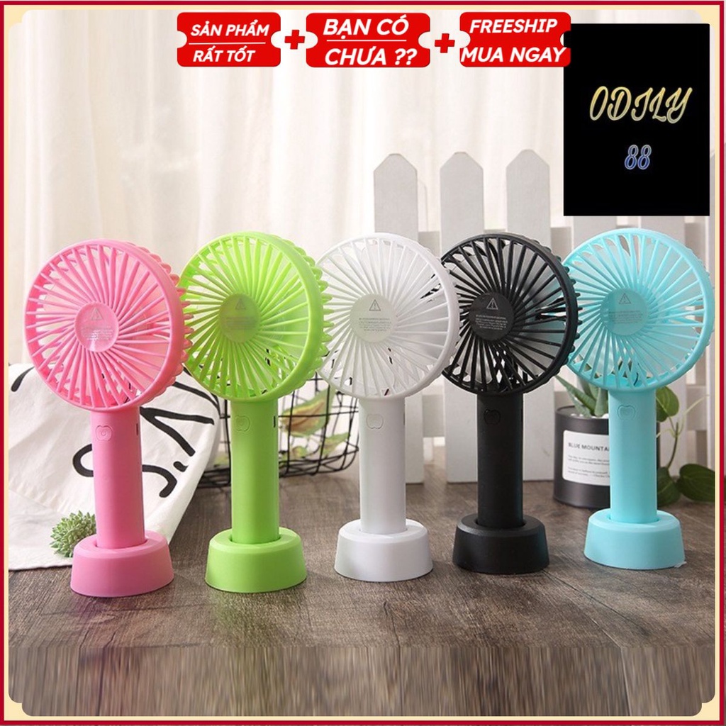 [Hàng sẵn] Quạt mini cầm tay tích điện tiện lợi .