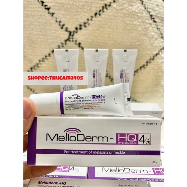 Kem Mello Derm HQ Hydroquinone 4% loại bỏ thâm nám ,tàn nhang .