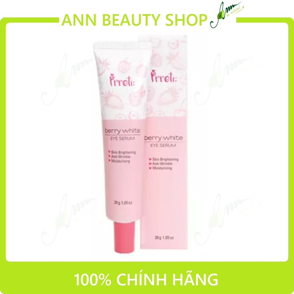 Tinh Chất Dưỡng Mắt Prreti Berry White Eye Serum 30ml HSD 11/2022