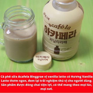 Cà Phê Sữa Acafela Vanilla Latte Binggrae