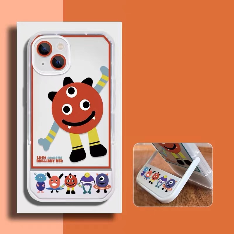 Ốp Điện Thoại TPU Silicone Trong Suốt Chống Sốc Có Giá Đỡ Cho IPhone 13 12 11 Pro X XR XS Max SE 2020 6 6S 7 8 Plus