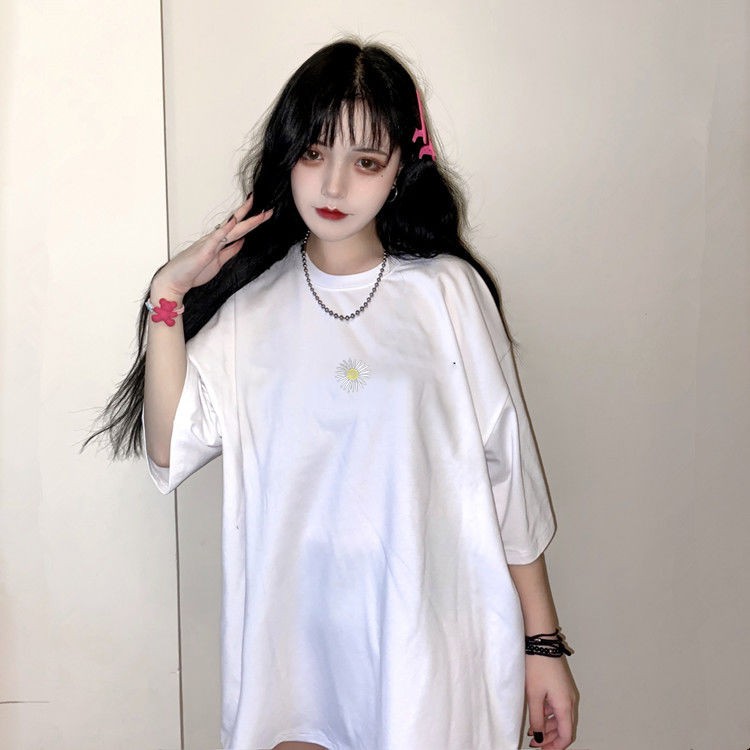 ☾✖2020 summer new Korean version of large size women s clothing loose 200 kg fat MM port Wind printed half-sleeved T-shirt female student trend