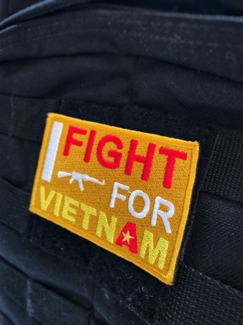 PATCH DÁN BALO JIC -  I FIGHT FOR VIETNAM