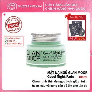 Mặt Nạ Ngủ Cấp Ẩm Chuyên Sâu GLAN MOOR Good Night Fade Deep Sleep Pack Fullsize 100ml