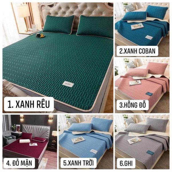 Set chiếu điều hòa cao su non Tencel Latex full bộ cao cấp MiibooShi D1.010.HO.M6