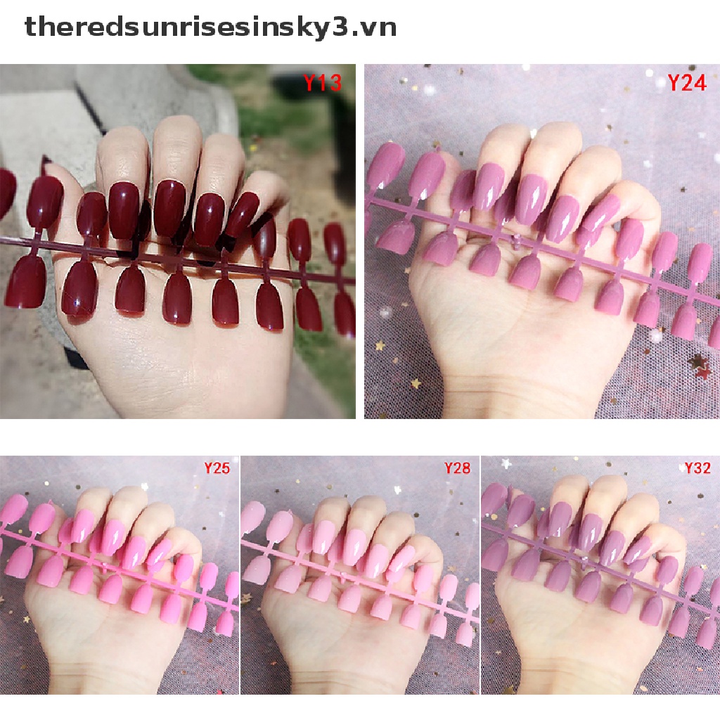 Set 24 Móng Tay Giả Thời Trang Cho Nữ