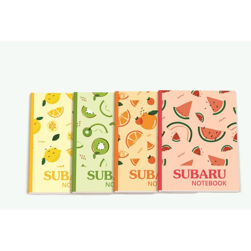 [Mã LIFE20KALL giảm 10% đơn 50K] Tập học sinh Subaru 100 trang Fruit - Cakes - Hoạt Hình - 4 ô ly - đl 82gsm