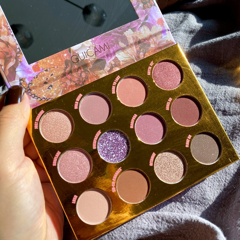 (Hàng Mới Về) Bảng Phấn Mắt Pinki 12 Màu Thiết Kế Hình Bướm Chống Thấm Nước | BigBuy360 - bigbuy360.vn