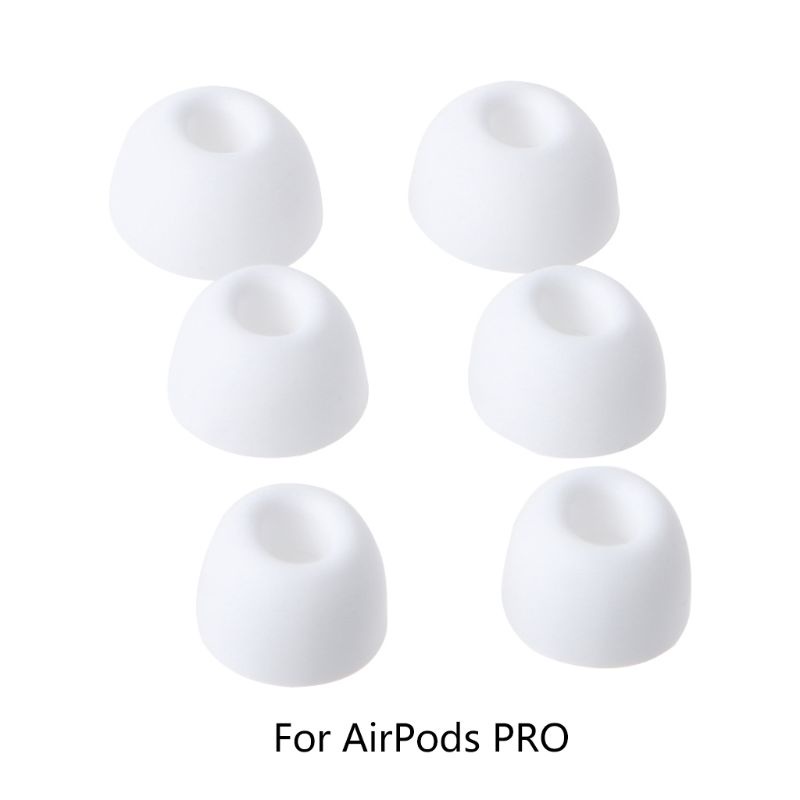 Set 3 cặp nút silicon mềm bọc đầu tai nghe bluetooth không dây thích hợp cho airpods pro