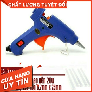 Súng bắn keo nến nhỏ & 20 cây nến nhỏ