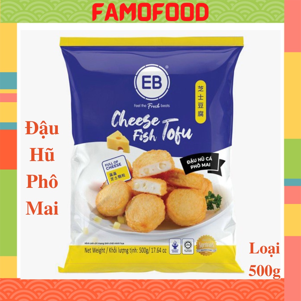Đậu hũ phô mai EB loại ngon, Tokbokki nhập khẩu Famofood Lẩu Tự Sôi gói 500g