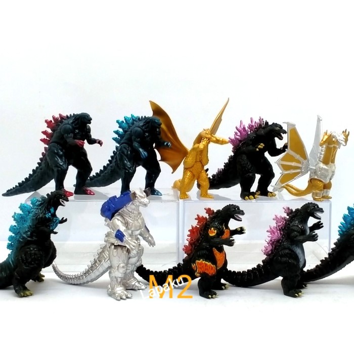 Phải có!! Set 10 Mô Hình Nhân Vật Trong Phim Gozilla Độc Đáo