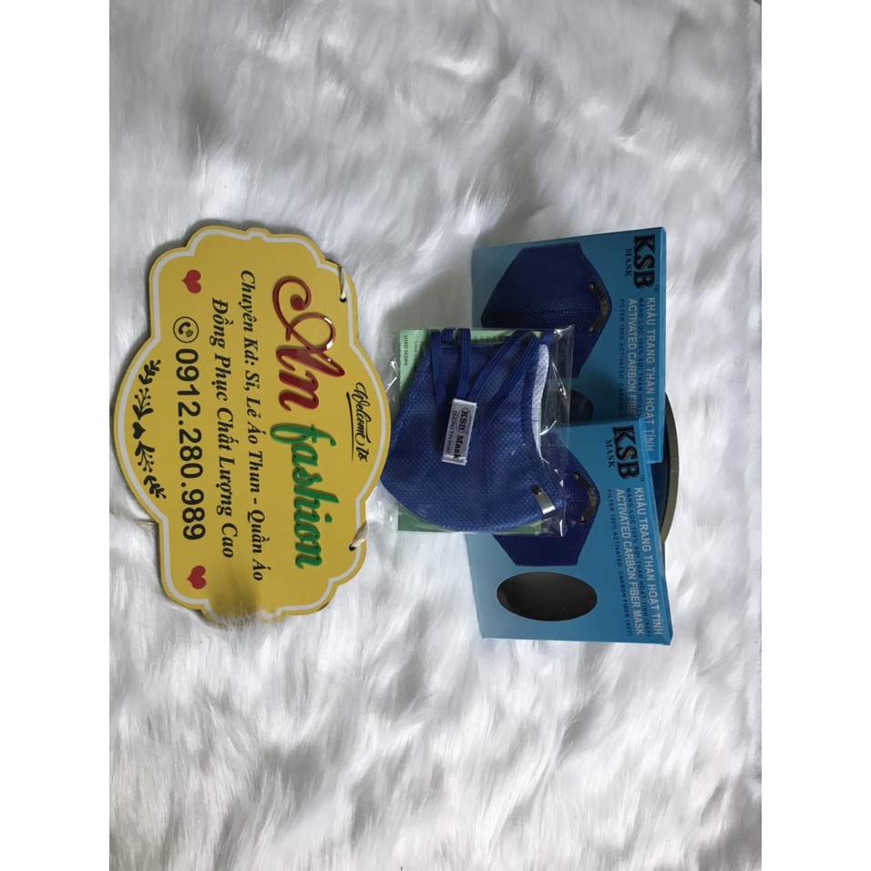 Khẩu Trang Than Hoạt Tính Cao Cấp 4 Lớp Siêu Kháng Khuẩn _ Hình Chụp Thật