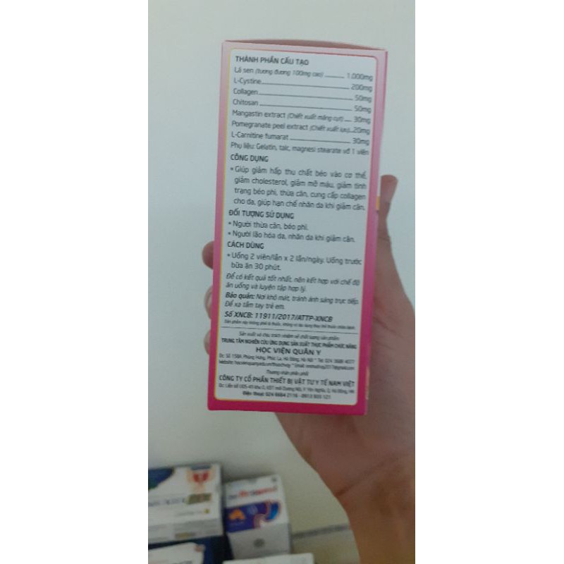 [ NEW] LỌ 60 VIÊN UỐNG GIẢM CÂN ĐẸP DA SLIMTOSEN  của Học Viện Quân Y | BigBuy360 - bigbuy360.vn