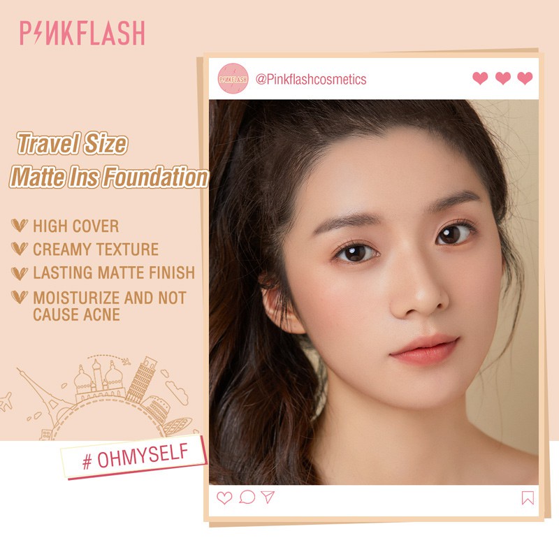 (Hàng Mới Về) Kem Nền Che Khuyết Điểm Dạng Lỏng Dưỡng Ẩm Lâu Trôi Chống Thấm Nước Che Phủ Mụn Và Quầng Thâm | BigBuy360 - bigbuy360.vn