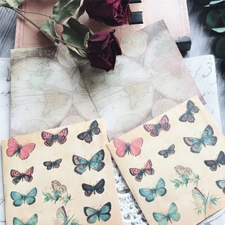 Giấy sticker background vintage London