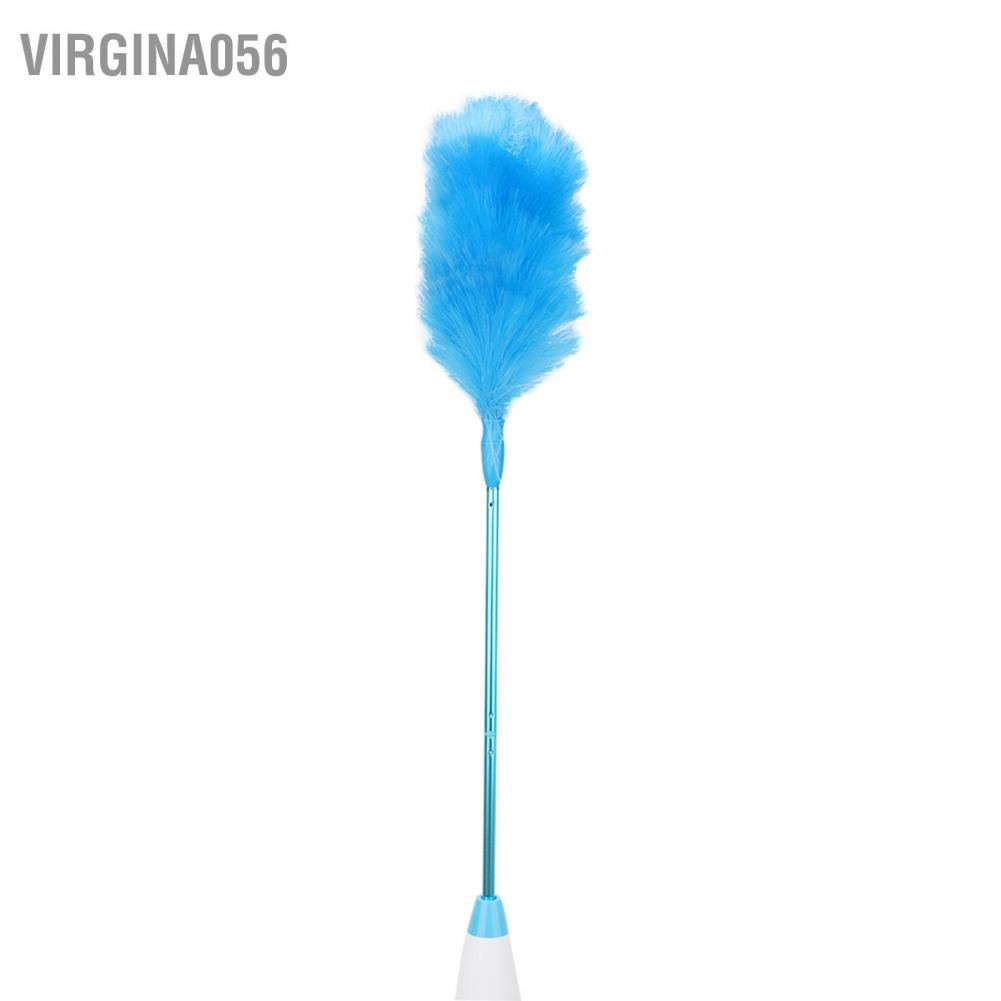 Virgina056 180° Bendable Electric Feather Duster Window Blinds Furniture Cleaning Tool
