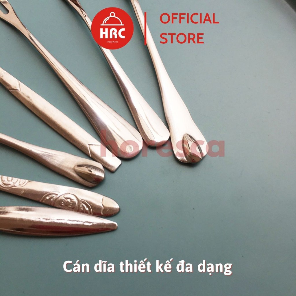 Nĩa inox nhỏ, dĩa ăn hoa quả, trái cây