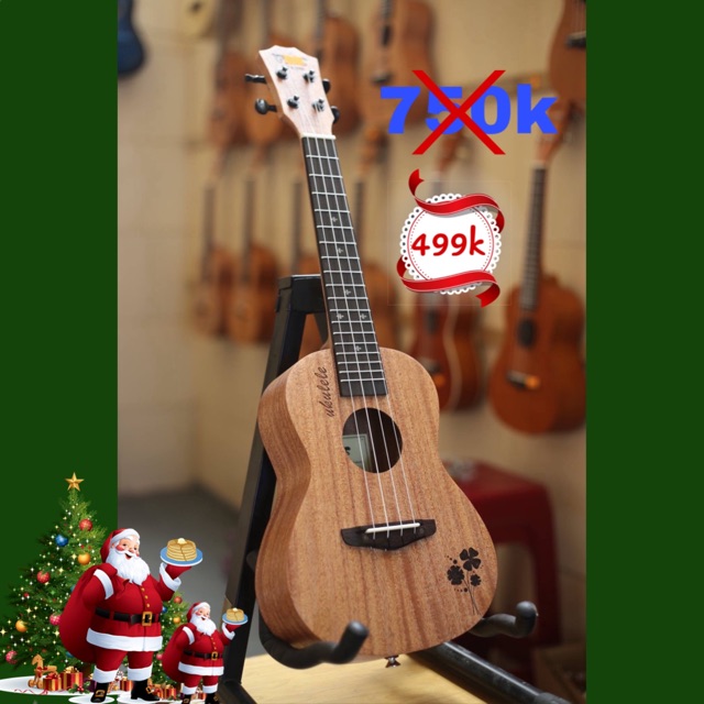 Đàn Ukulele Concert BWS 23inch - (tặng đủ phụ kiệm+ gồm cả bao đựng )