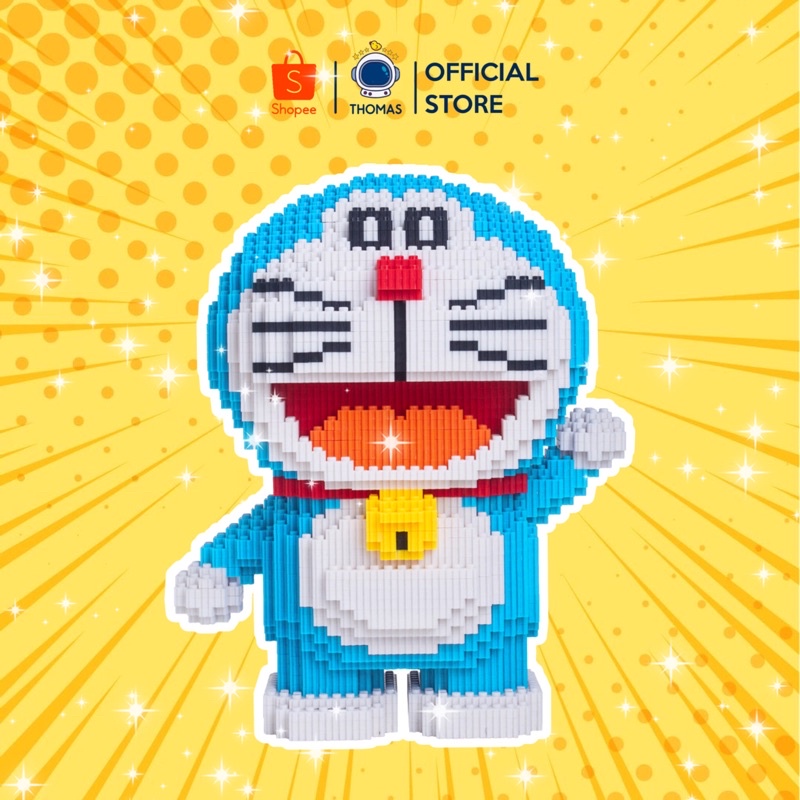 LEGO LẮP RÁP SIÊU TO MÈO MÁY DOREMON TƯ DUY CHO TRẺ ĐỒ CHƠI TRẺ NHỎ TRÍ TUỆ