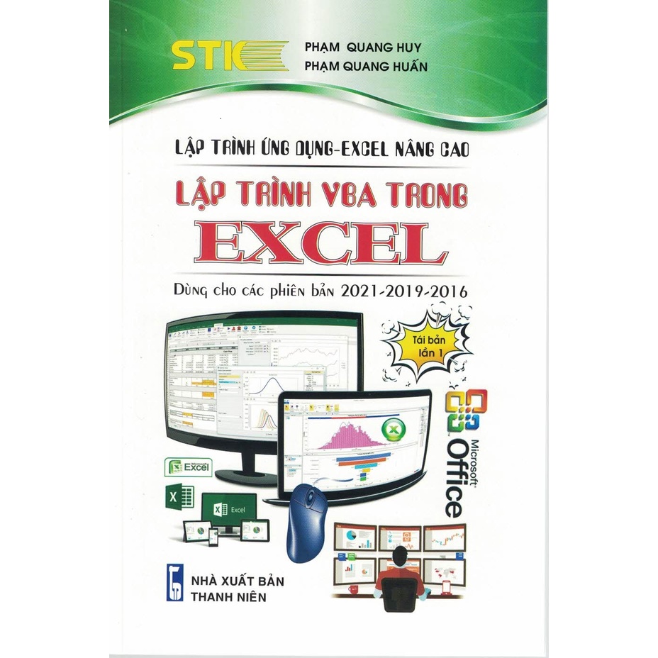 Sách - Lập Trình Ứng Dụng-Excel Nâng Cao: Lập Trình VBA Trong Excel Dùng Cho Các Phiên Bản 2021-2019-2016