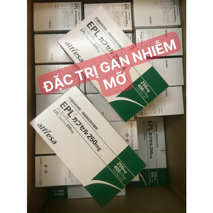 Hộp đựng Viên uống  EPL Capsules 250mg Alfresa của Nhật Bản