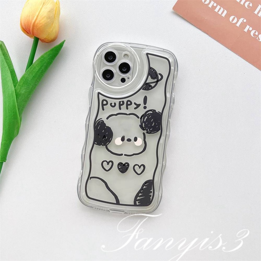 Ốp Điện Thoại Silicone Mềm Trong Suốt Họa Tiết Thú Cưng Đáng Yêu Cho iPhone 13 12 11 Pro Max X XR Xs Max 8 7 Plus SE 2020