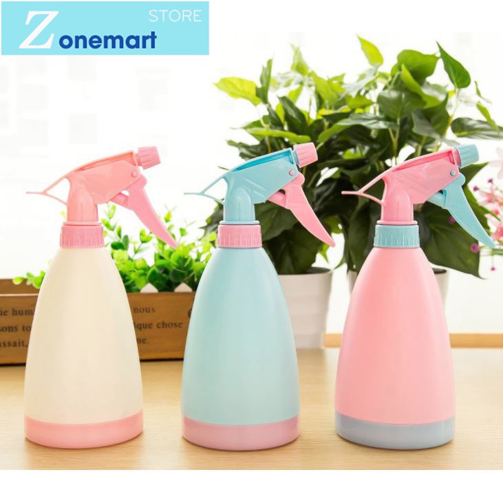  Bình xịt nước 500ml phun sương tưới cây B076 chai nhựa cầm tay dán kính