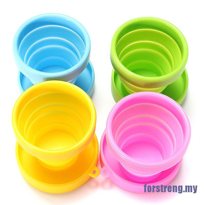 Cốc Silicone Gấp Gọn Tiện Lợi Cho Hoạt Động Ngoài Trời