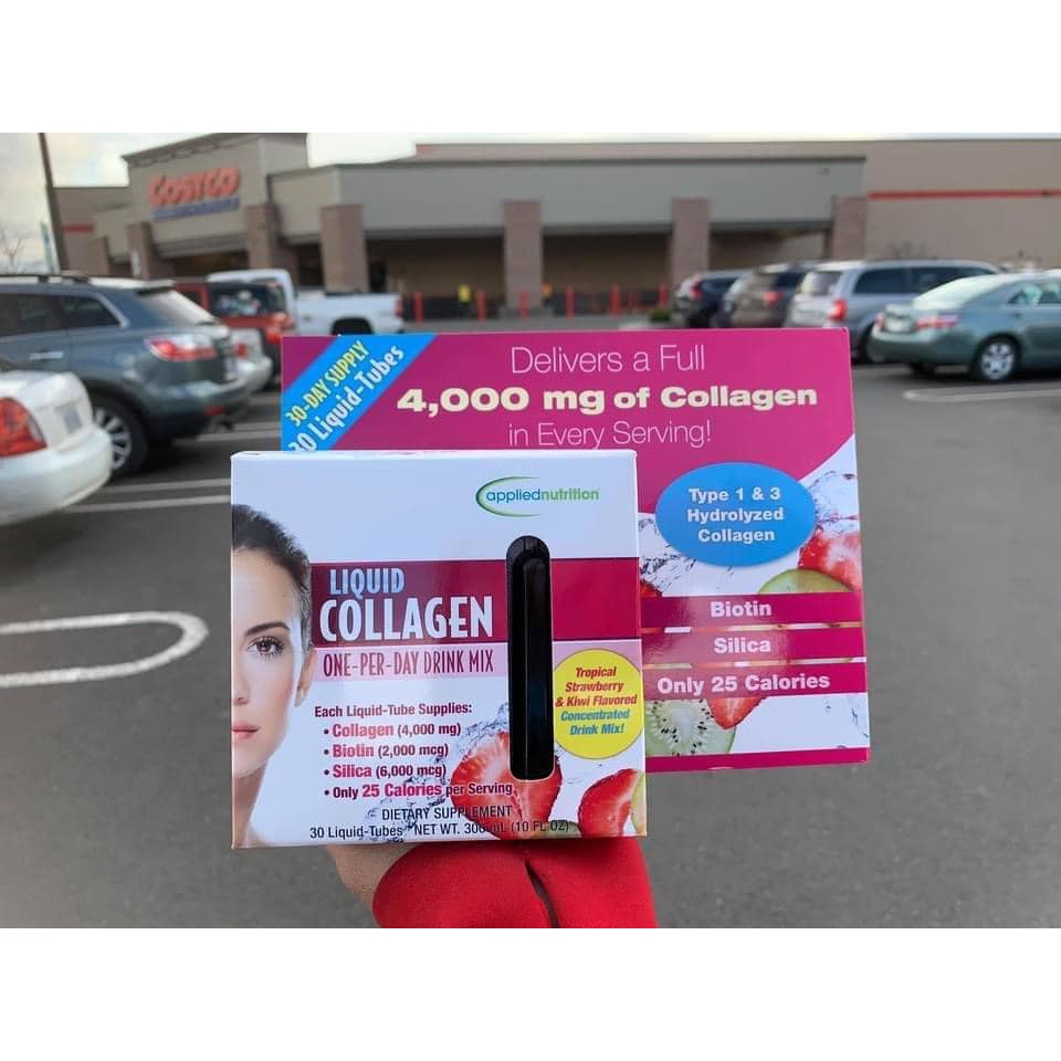 Collagen nước cao cấp date 6-7/2024 Easy to take Liquid Tube làm đẹp da, tái tạo da, ngăn ngừa lão hóa 30 ống - EDS Hàng