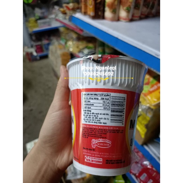 MÌ ly Modern hộp 67g