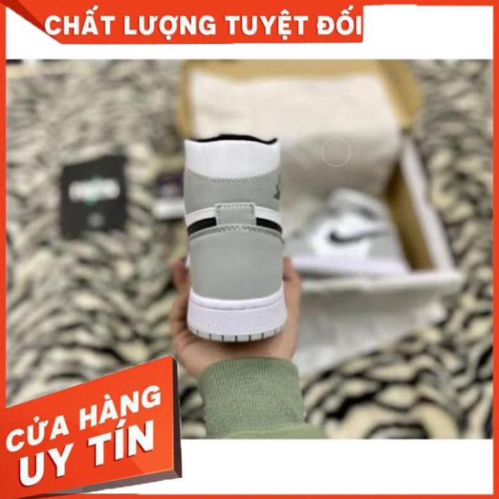 Giày thể thao JD 1 cao cổ xám trắng đen 💦SALE SỐC🌺, Giày air jordan 1 xám cao móc đen nam nữ mới nhất full box bill | BigBuy360 - bigbuy360.vn