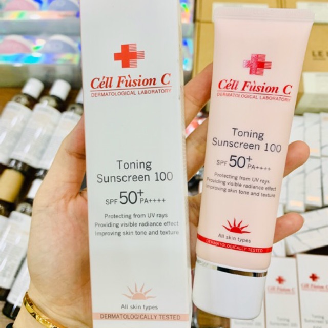 Cell Fusion C Kem Chống Nắng (KCN) Cell Fusion C TONING SUNCREEN 100 SPF 50+/PA++++