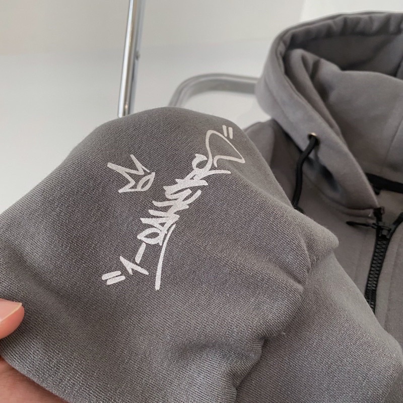 Áo Khoác Hoodie zip nỉ bông 1OAK màu XÁM 🖤 Nam nữ unisex/FREESHIP 🖤 Áo Hoodie dây kéo form rộng Jaystoree