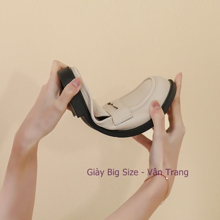 Giày hở gót big size từ 35-43 sục da