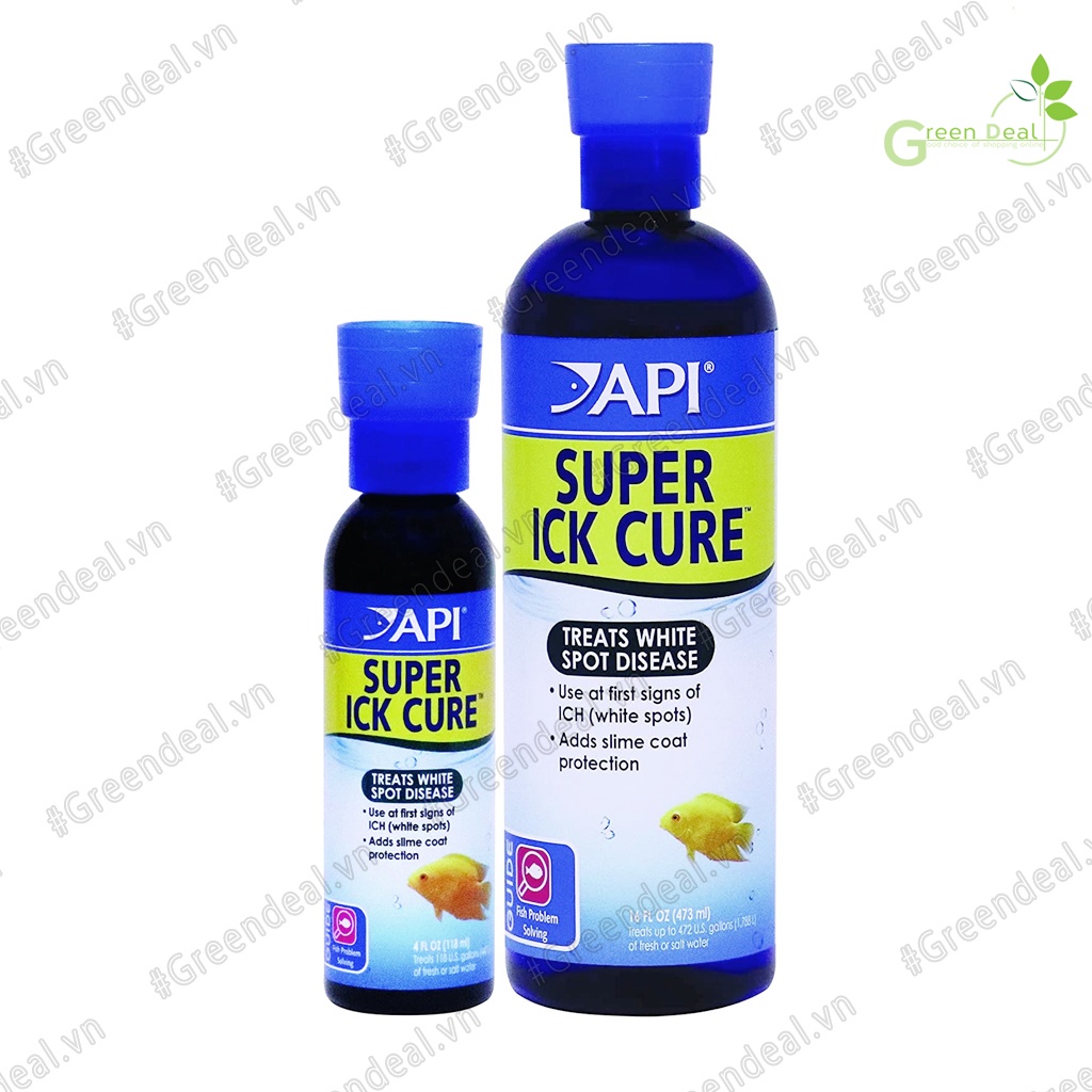 API - Super Ick Cure (Chai 118 ml) | Xử lý nấm ký sinh trùng cho cá cảnh trong hồ cá biển, hồ cá thủy sinh