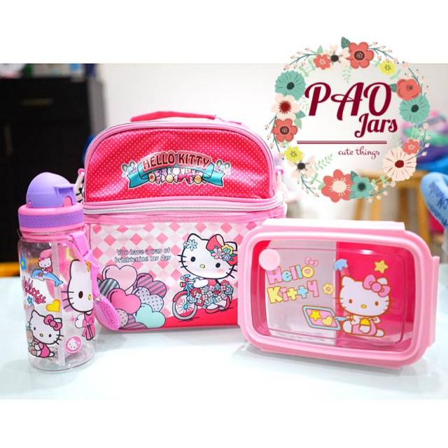 Bộ Dụng Cụ Học Tập Hình Hello Kitty Xinh Xắn Cho Bé