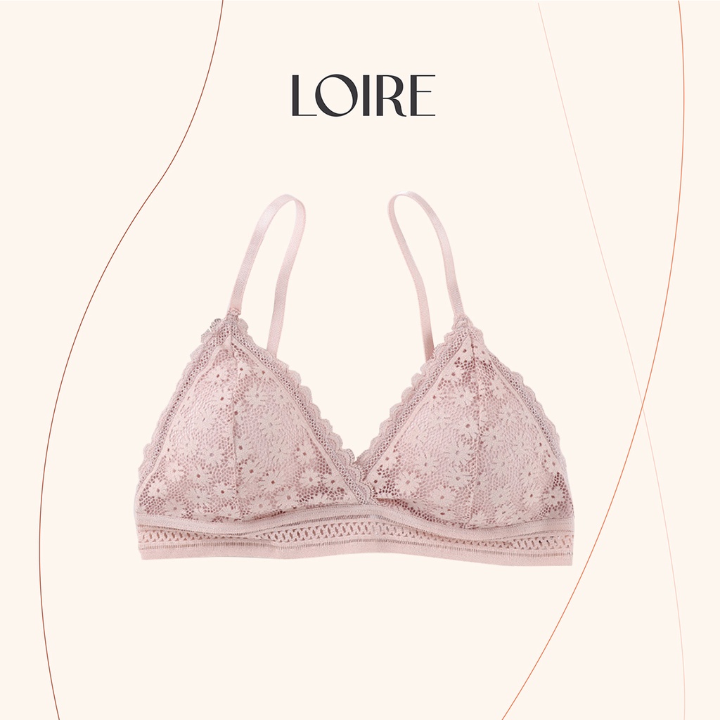 [Mã WABRLR30 giảm 10% đơn 99K] Áo Lót Ren Không Gọng Loirechic BR29