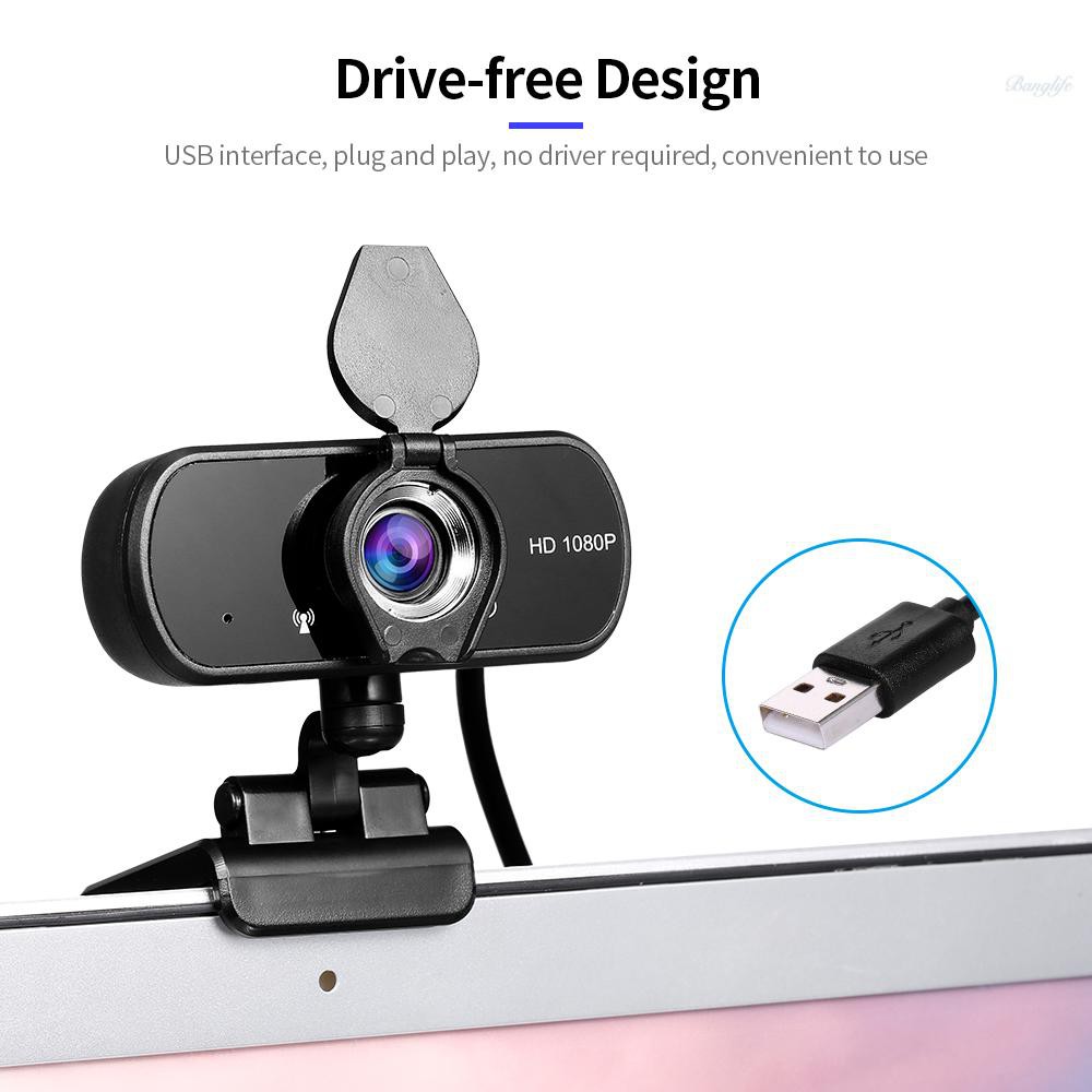 Webcam Usb Hd 1080p Kèm Mic Cho Máy Tính | BigBuy360 - bigbuy360.vn