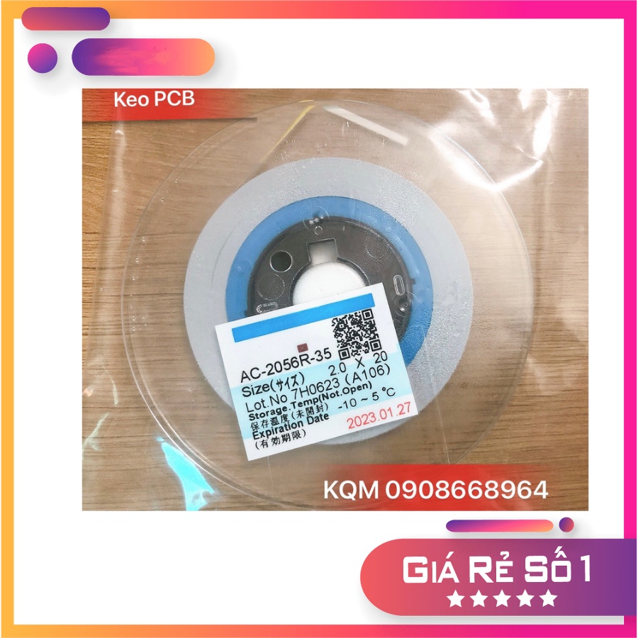 Keo ACF 25 mét - keo đóng tab màn hình - keo PCB  20 mét - keo kính 25 mét
