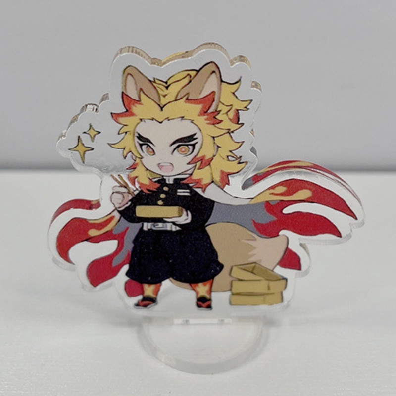 Mô Hình Nhân Vật Kimetsu No Yaiba Có Giá Đỡ Bằng Nhựa Acrylic Để Bàn Trang Trí