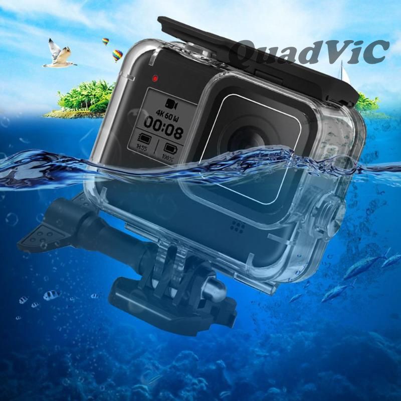 Case vỏ chống nước 60M gopro hero 8 black 2019 camera thể thao phụ kiện N199 | BigBuy360 - bigbuy360.vn