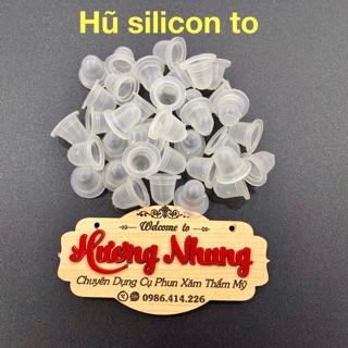 Hũ Đựng Mực Phun Xăm Silicon ( Gói 100 Hũ )
